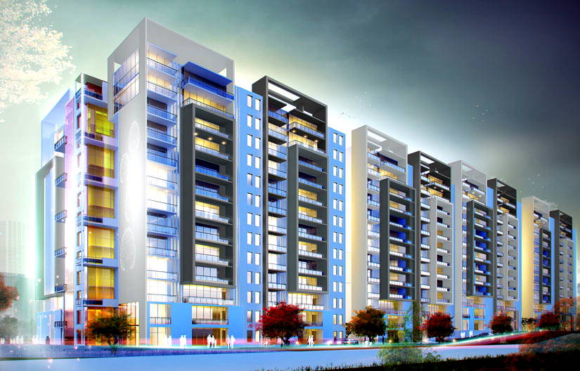 Top 3 BHK Apartments in North Bangalore - Mahaveer Sitara