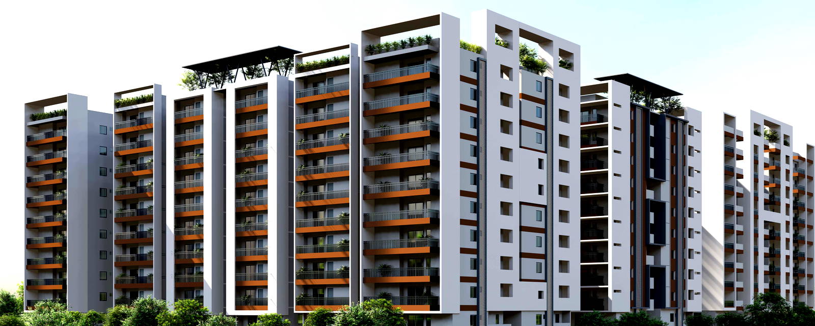 Risinia's The Edge | 2 & 3 BHK Flats for Sale in  Pragathi Nagar